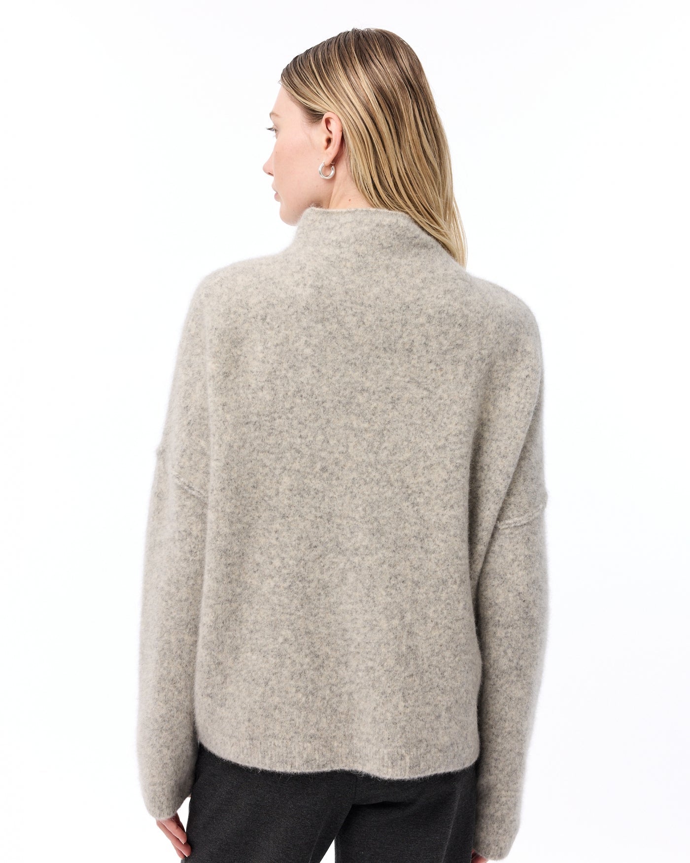 KNIT KIM - GREY MELANGE